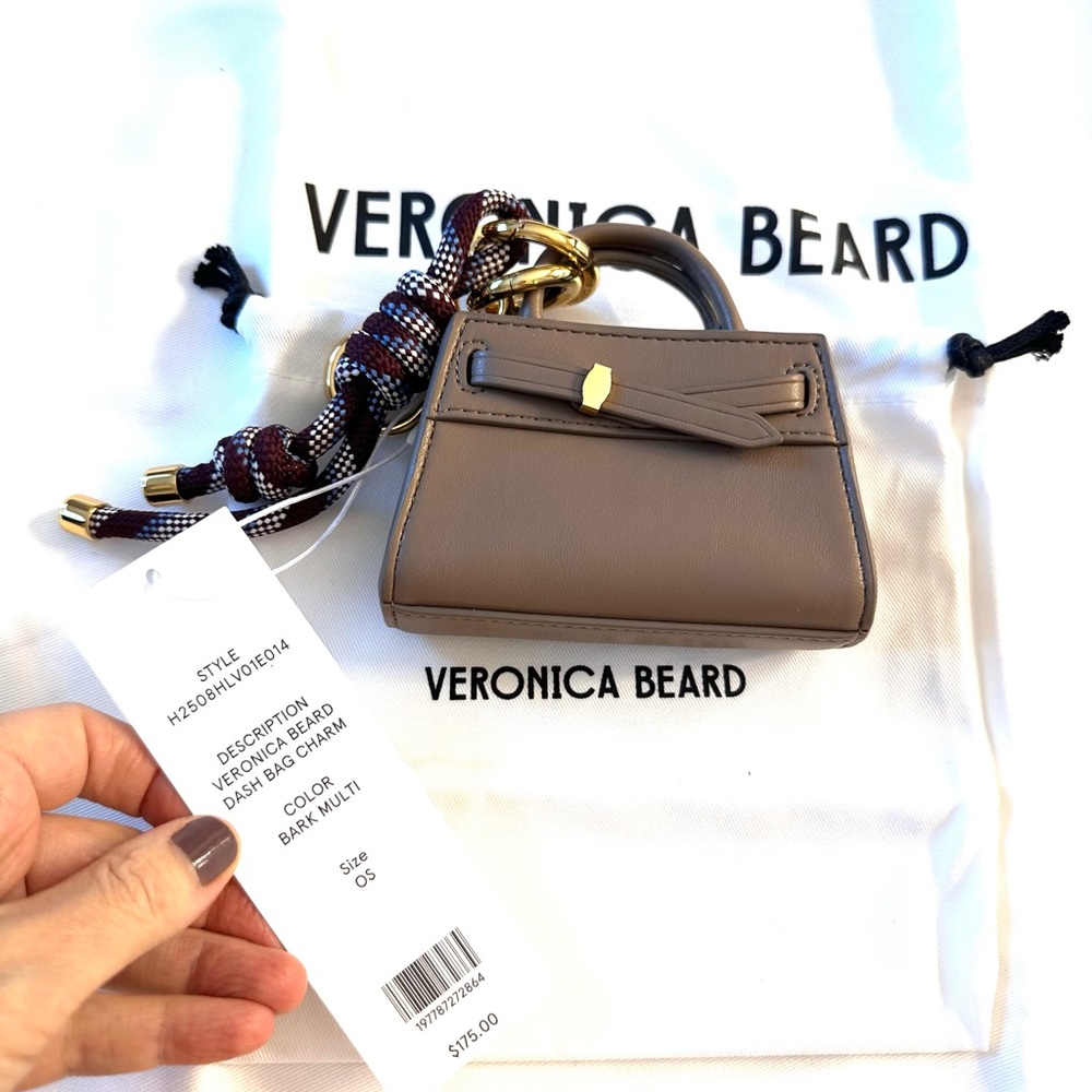Veronica Beard Taupe Bag Charm